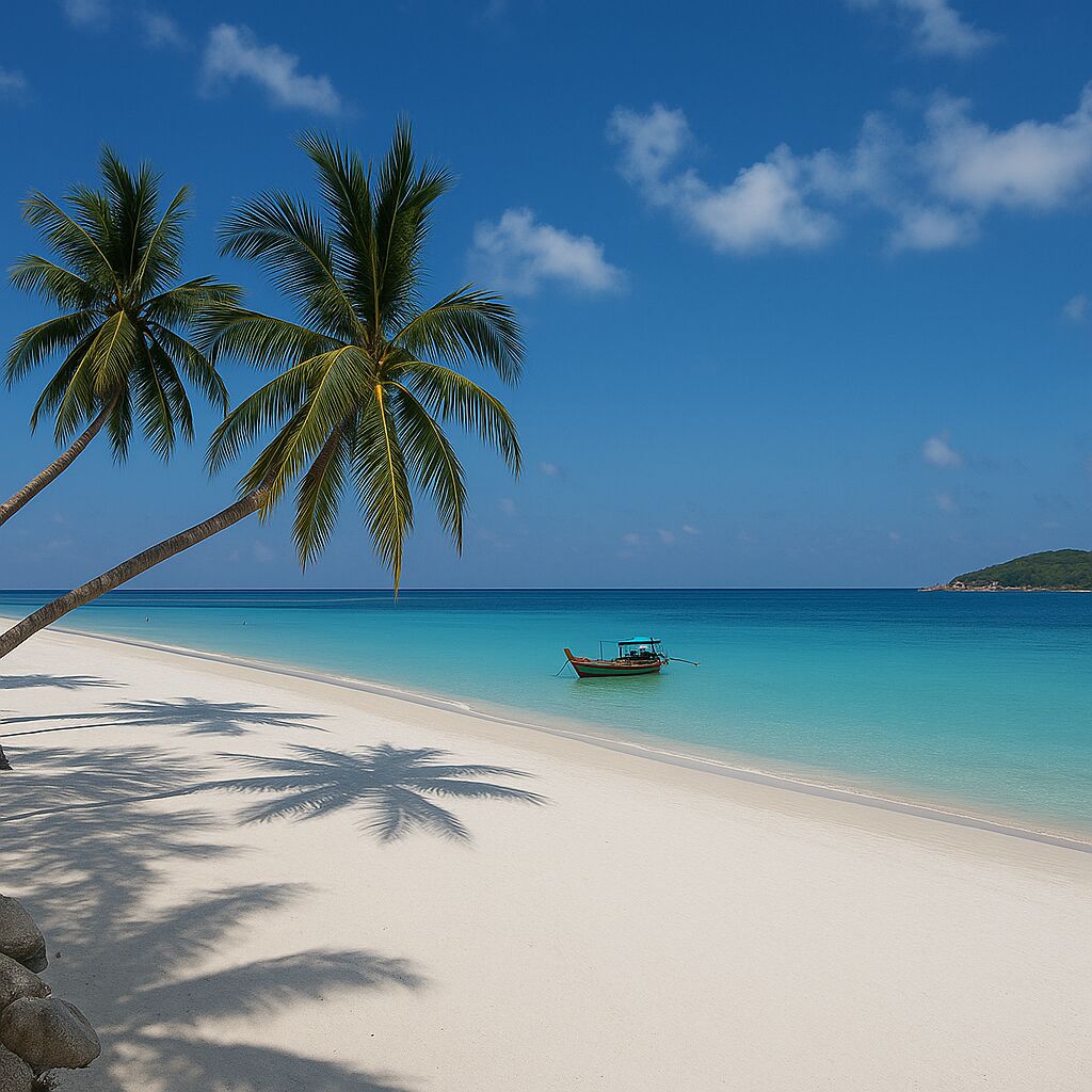 Chaloklum, Koh Phangan — Malibu & Haad Khom beaches, Sail Rock diving, access and daily life