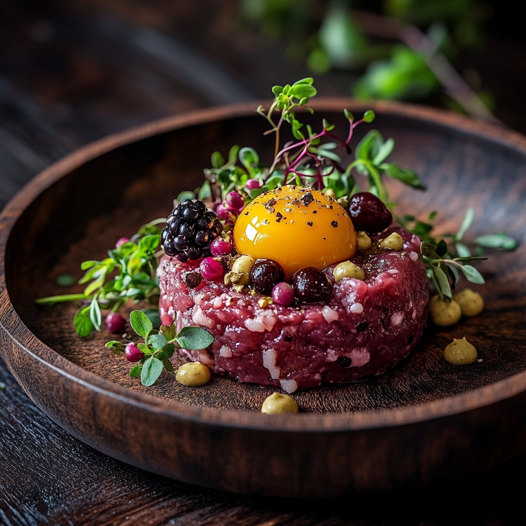 Carpaccio de venaison