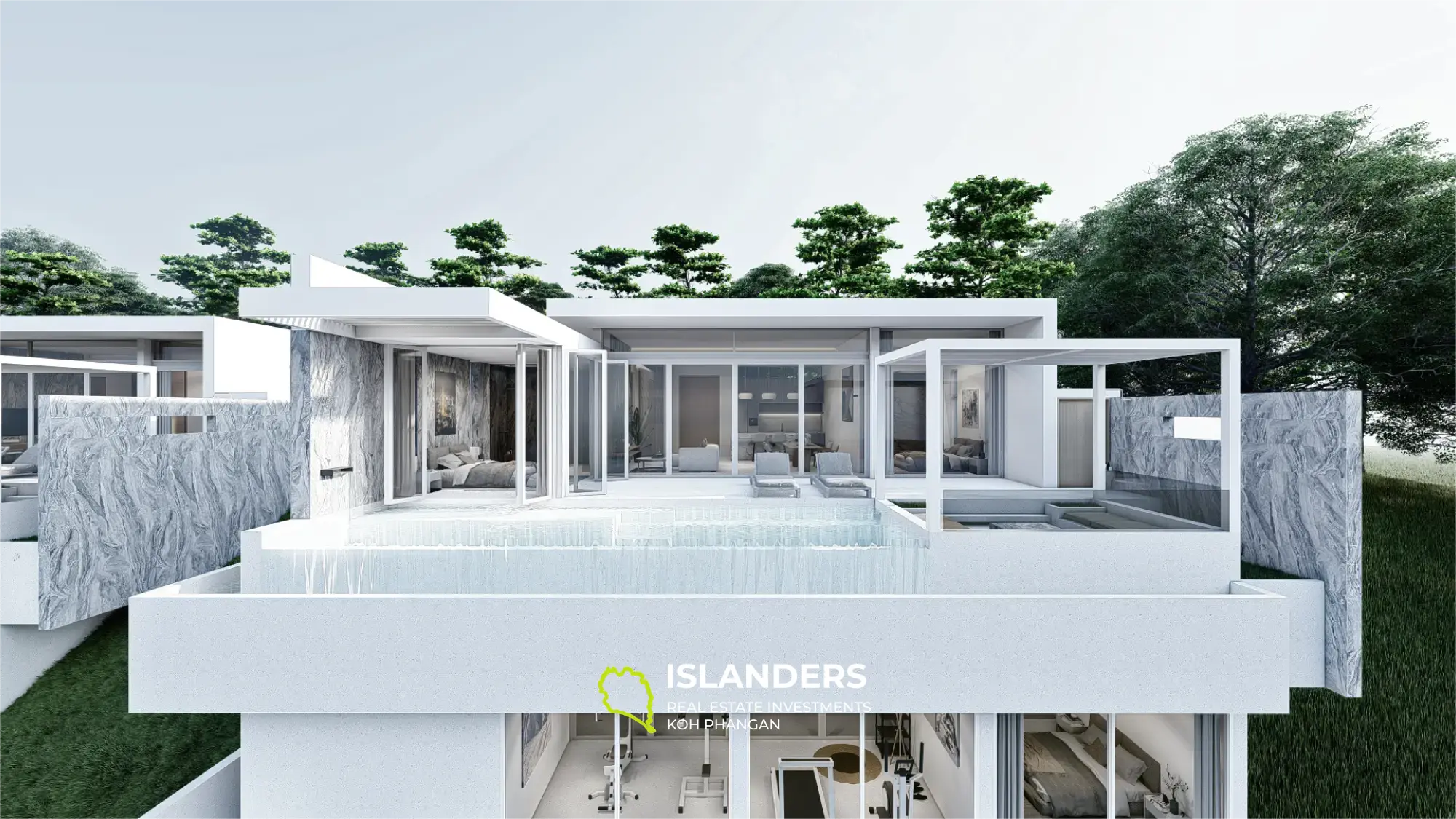 Villa moderne et luxueuse avec vue sur la mer