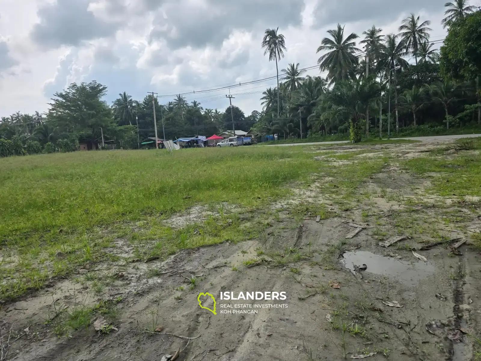 Flat Land on Main Road to Thongsala