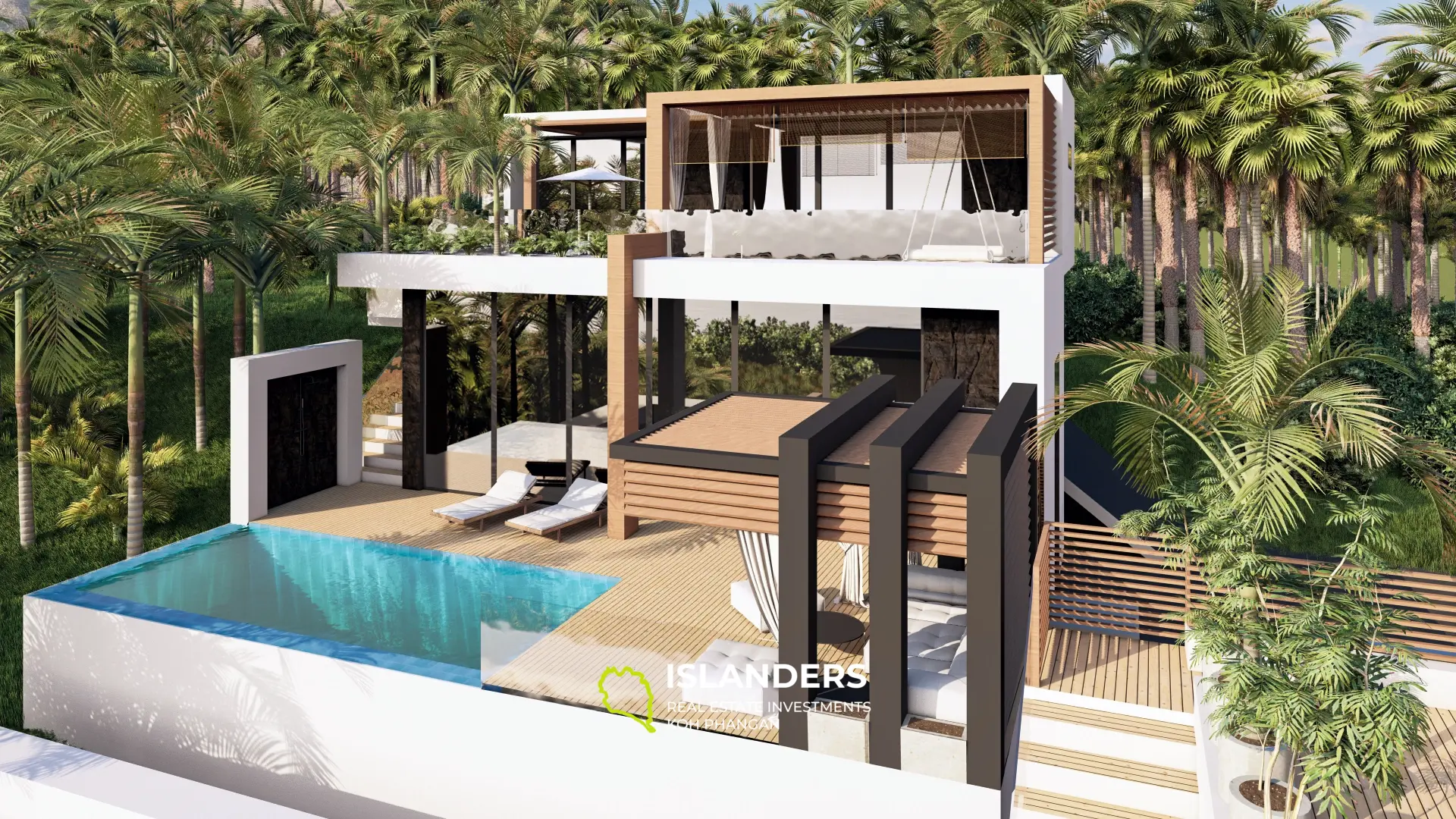 2 Bedroom Villa with stunning Seaview on Haad Yao Hills (Off plan, total 3 villas available)!