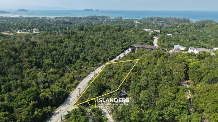 🏝️ For Sale – Prime Area Land in North Srithanu | Sea & Mountain Views 1.2 Rai