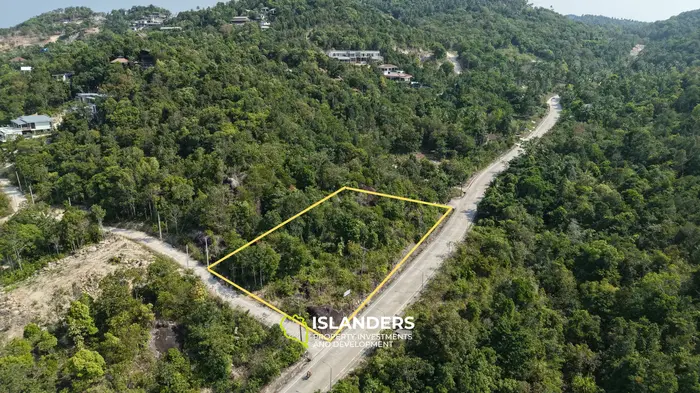 🏝️ For Sale – Prime Area Land in North Srithanu | Sea & Mountain Views 1.2 Rai