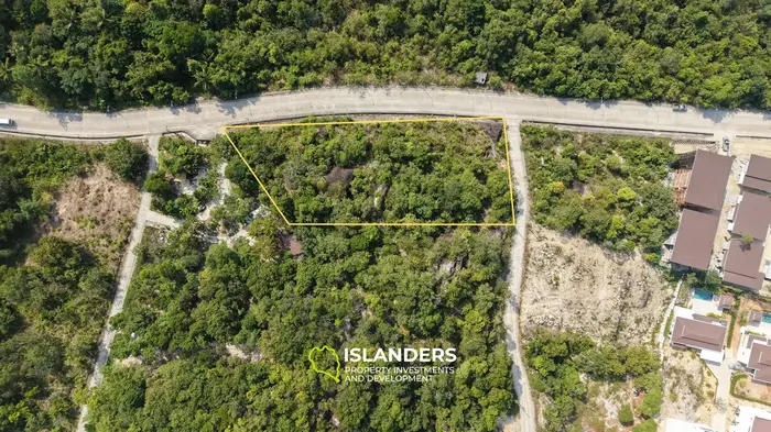 🏝️ For Sale – Prime Area Land in North Srithanu | Sea & Mountain Views 1.2 Rai