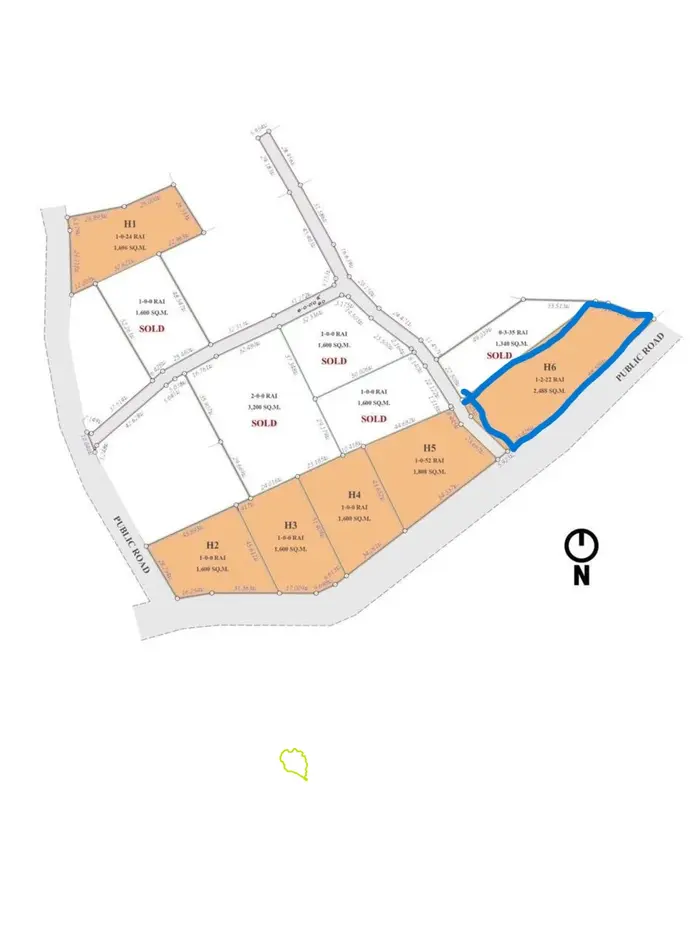 🏝️ For Sale – Prime Area Land in North Srithanu | Sea & Mountain Views 1.2 Rai