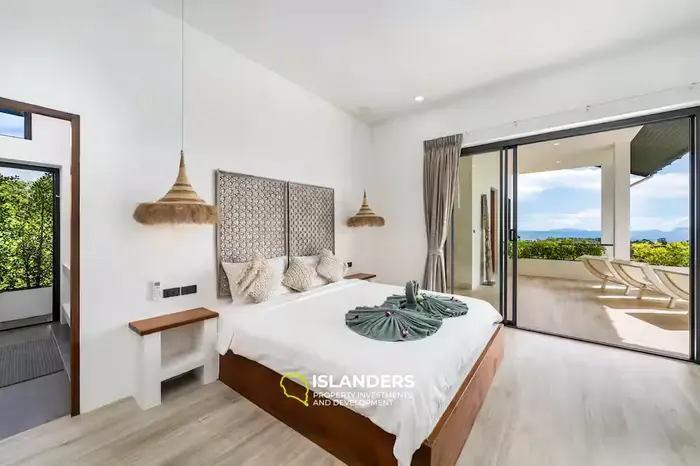 Luxury 3-Bedroom Sea View Pool Villa on 1 Rai Land – Srithanu Area