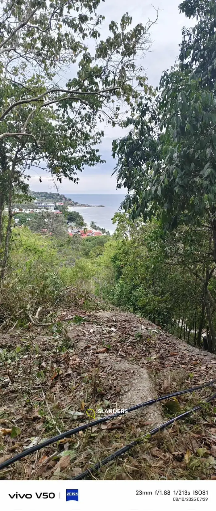 Haad Rin nai (west)  sunset seaview 2rai 1ngan