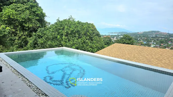 3 bdrm pool villa with sea and Big Buddha view (Plai Laem)