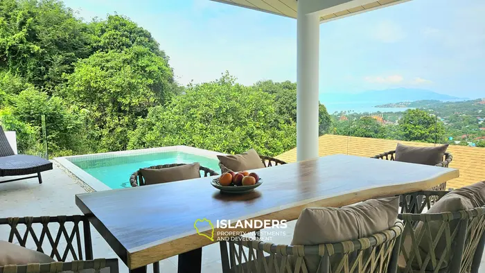 3 bdrm pool villa with sea and Big Buddha view (Plai Laem)