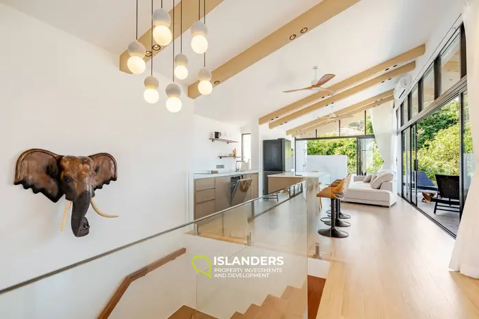 3 bdrm pool villa with sea and Big Buddha view (Plai Laem)