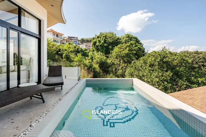 3 bdrm pool villa with sea and Big Buddha view (Plai Laem)