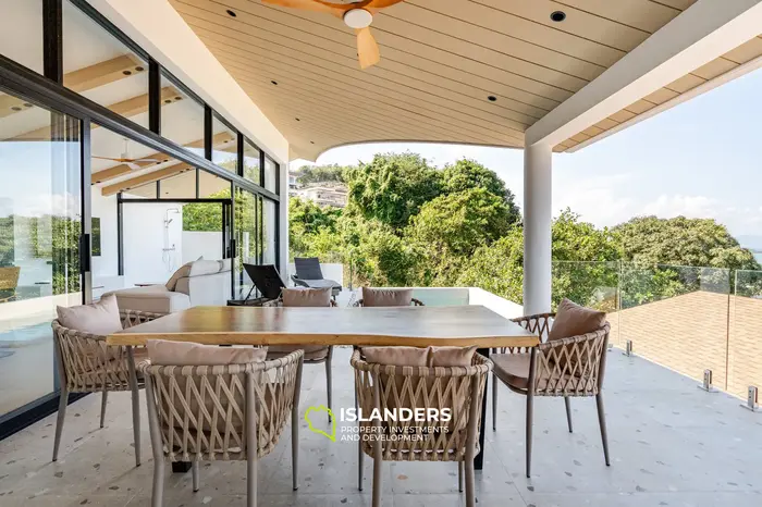 3 bdrm pool villa with sea and Big Buddha view (Plai Laem)