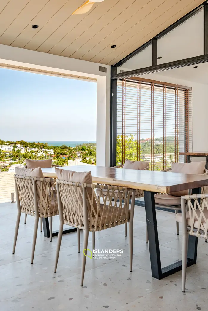 3 bdrm pool villa with sea and Big Buddha view (Plai Laem)