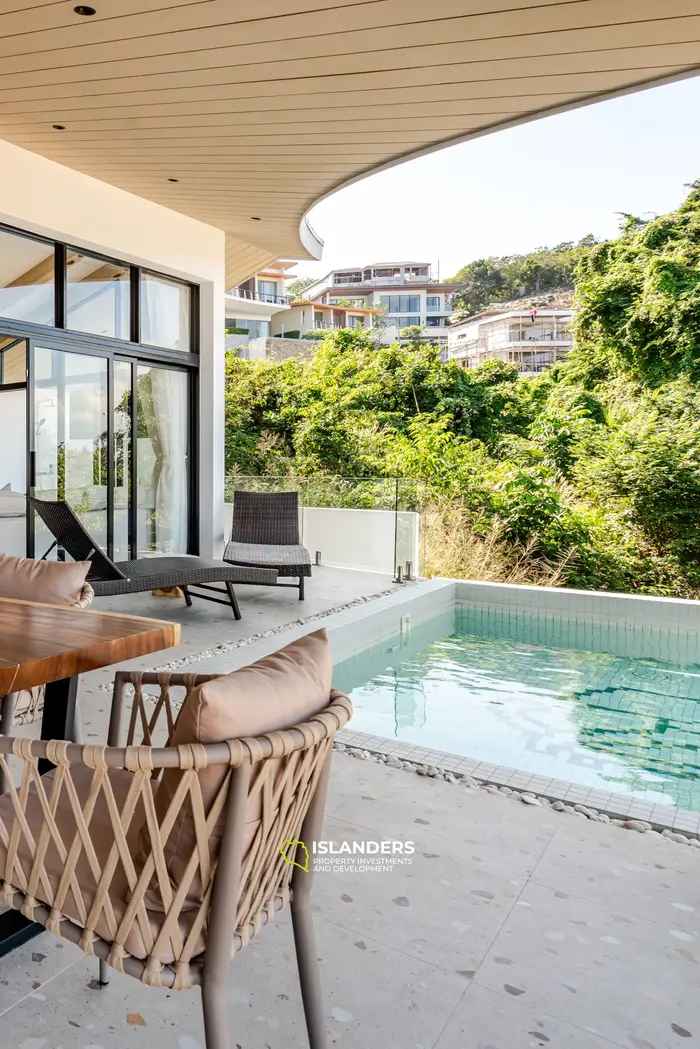 3 bdrm pool villa with sea and Big Buddha view (Plai Laem)