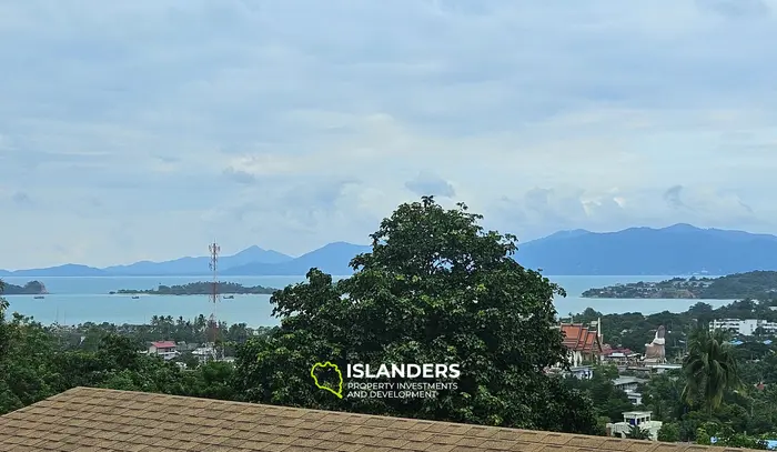 Brand new 3 bdrm pool villa with sea view (Plai Laem)