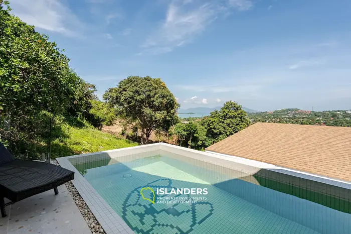 Brand new 3 bdrm pool villa with sea view (Plai Laem)