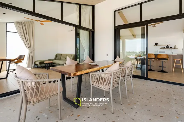 Brand new 3 bdrm pool villa with sea view (Plai Laem)