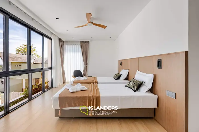 Brand new 3 bdrm pool villa with sea view (Plai Laem)