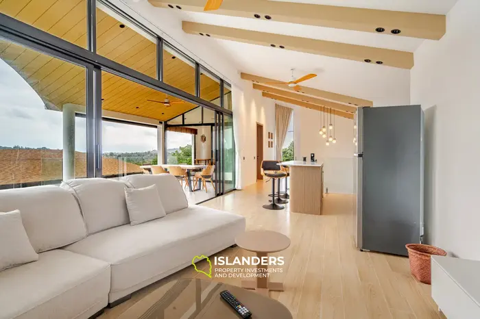 Cozy 3-bdrm pool villa overlooking the sea (Plai Laem)