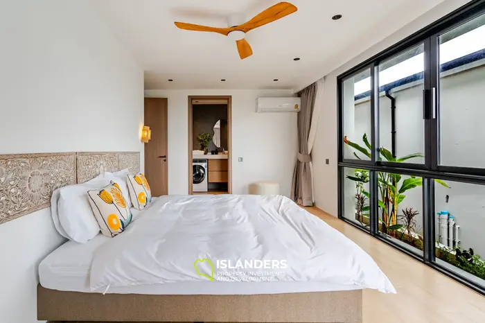 Cozy 3-bdrm pool villa overlooking the sea (Plai Laem)