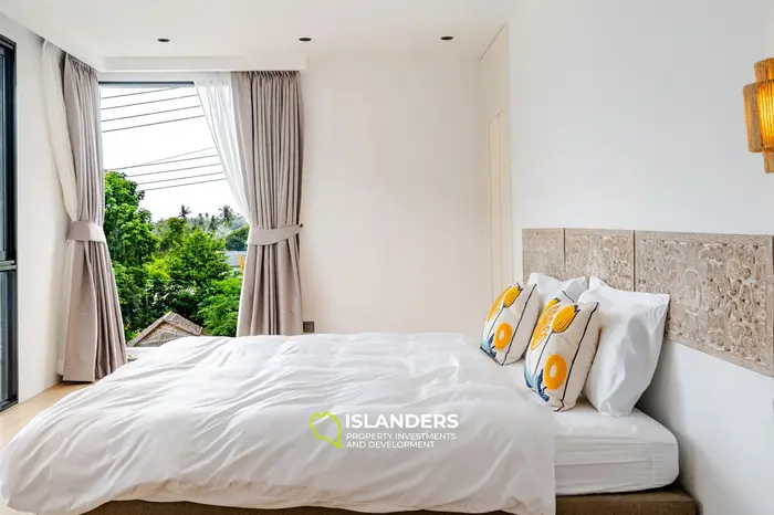 Cozy 3-bdrm pool villa overlooking the sea (Plai Laem)