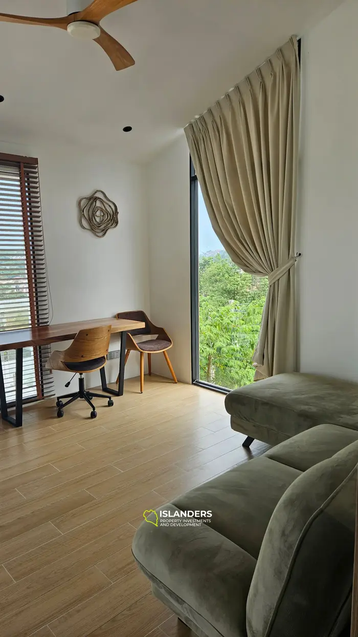 Cozy 3-bdrm pool villa overlooking the sea (Plai Laem)