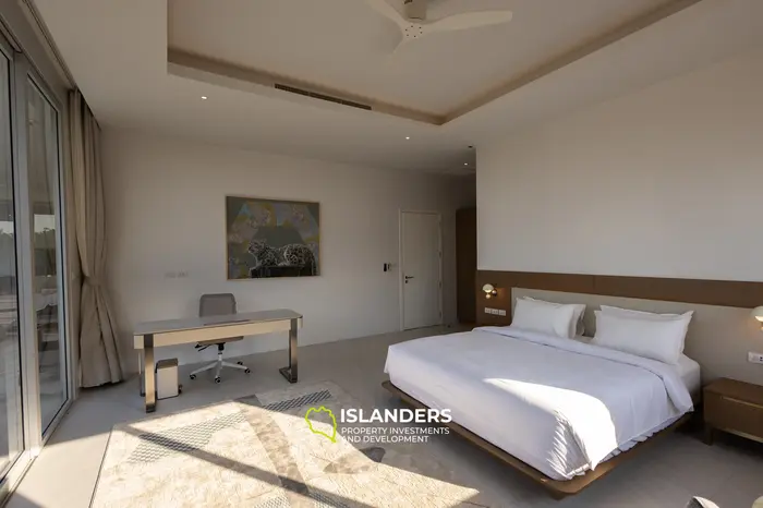 Modern 4-bdrm pool villa with cinema and partial sea view (Plai Laem)