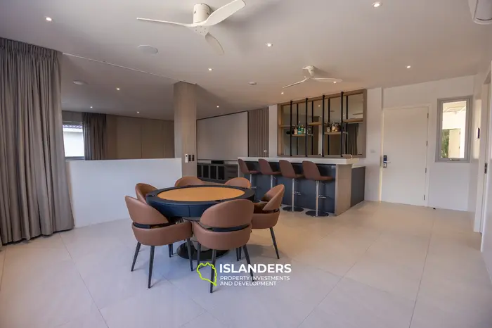 Modern 4-bdrm pool villa with cinema and partial sea view (Plai Laem)