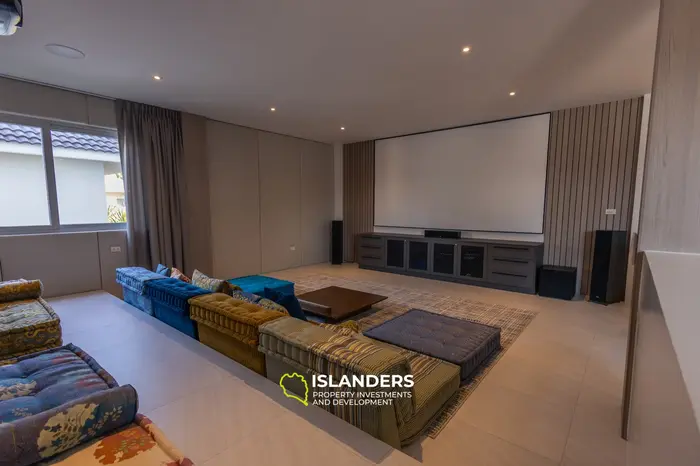 Modern 4-bdrm pool villa with cinema and partial sea view (Plai Laem)
