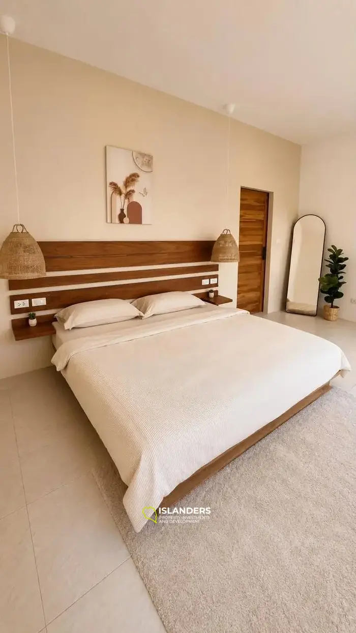 Villa Tropical Contemporánea 1 – Retiro Privado con Piscina de 3 Habitaciones