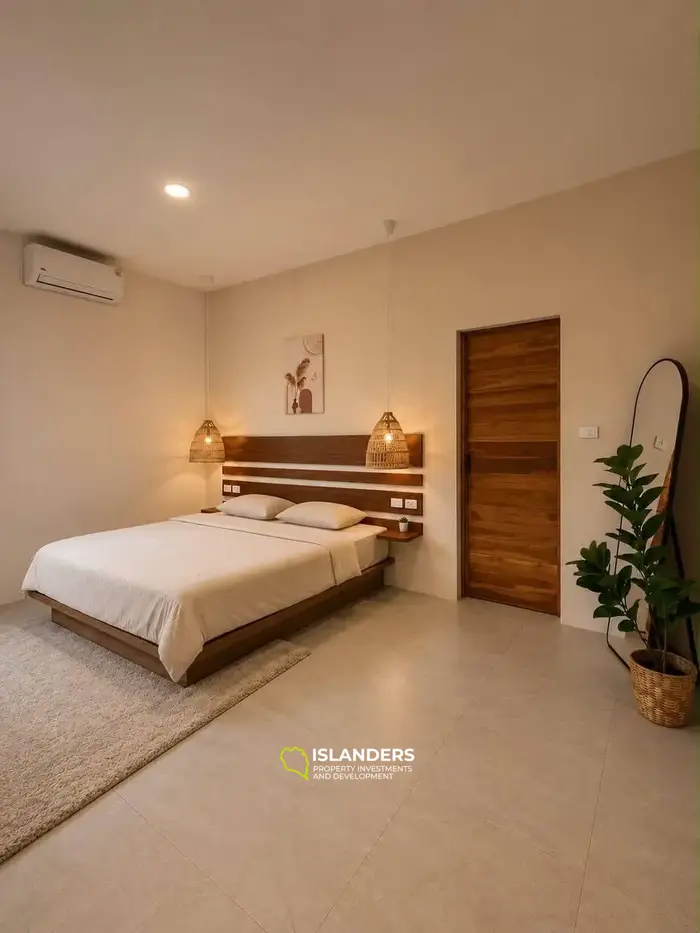 Villa Tropical Contemporánea 1 – Retiro Privado con Piscina de 3 Habitaciones
