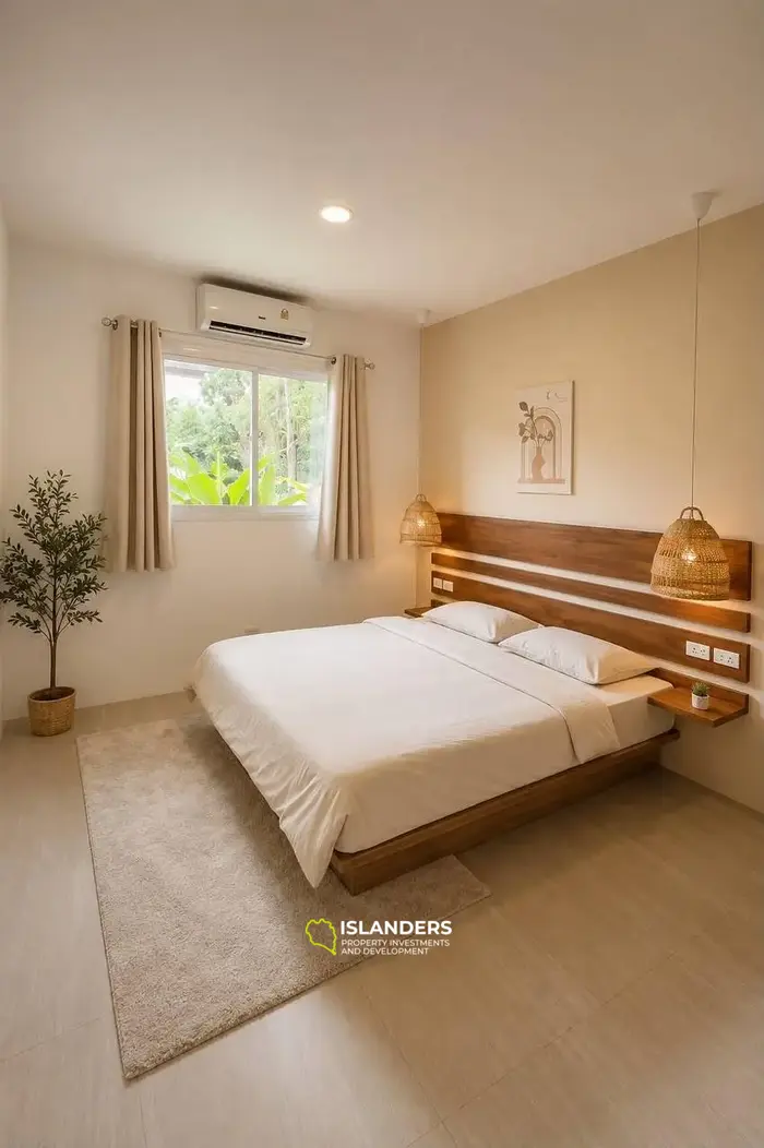 Villa Tropical Contemporánea 1 – Retiro Privado con Piscina de 3 Habitaciones