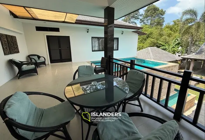 Comfortable 4-bdrm pool villa in a sought-after area (Maenam)