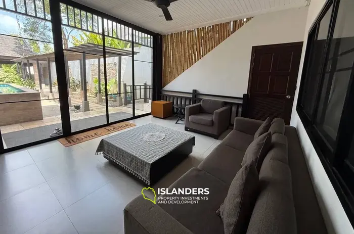 Comfortable 4-bdrm pool villa in a sought-after area (Maenam)