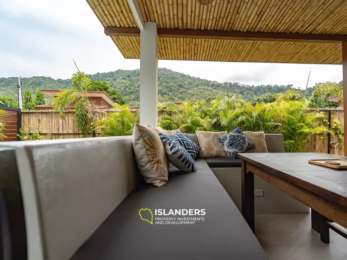 Private pool villa at walking distance to the beach