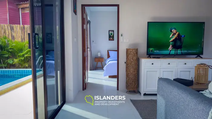 Private pool villa near the beach