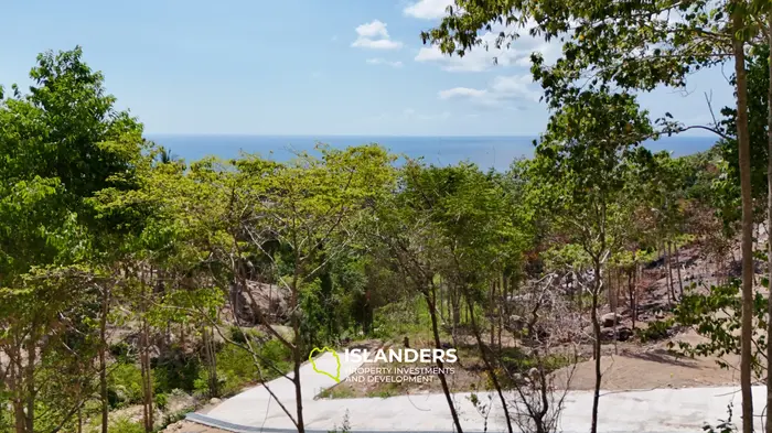 Premium Ocean View Land in Haad Yao (Plot KLIMT) — Infrastructure Ready, West cost
