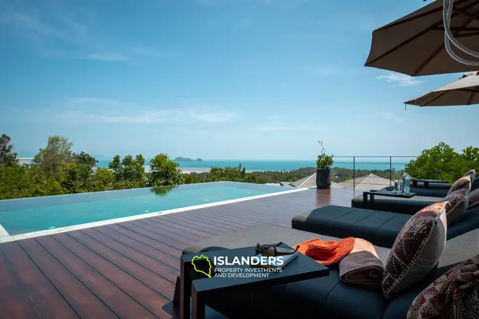 Elegant 3BR Sea View Villa on Sunset Side, KPG