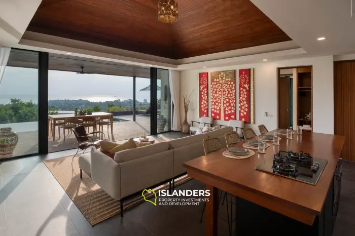 🌅 Oceanview Sunset Villa – 4BR Private Estate with Infinity Pool 