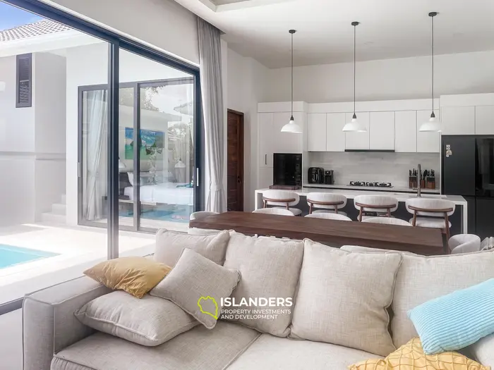 4 bdrm villa with magnificent pool view (Choeng Mon)