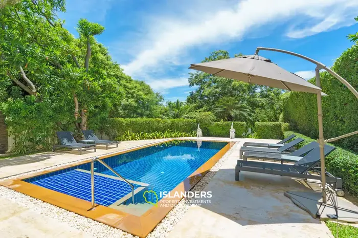 3-bdrm pool villa with panoramic sea view from the top floor (Choeng Mon)