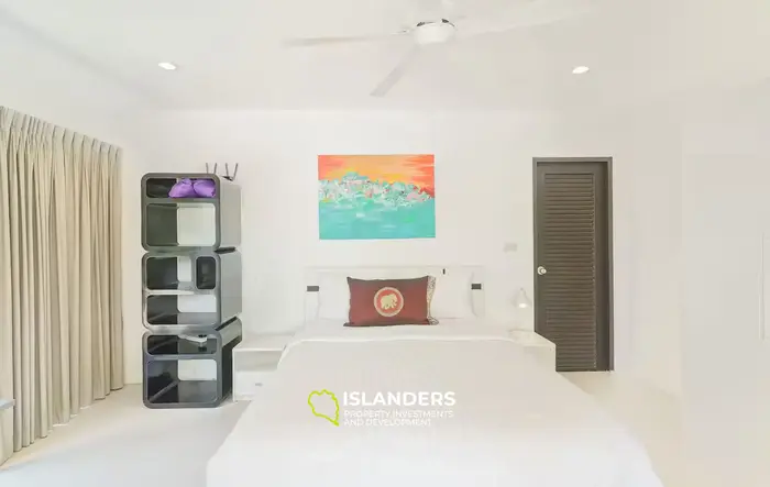 3-bdrm pool villa with panoramic sea view from the top floor (Choeng Mon)