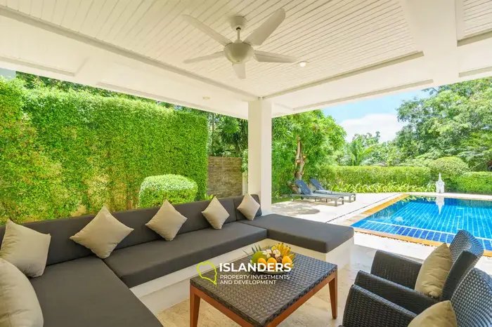 3-bdrm pool villa with panoramic sea view from the top floor (Choeng Mon)