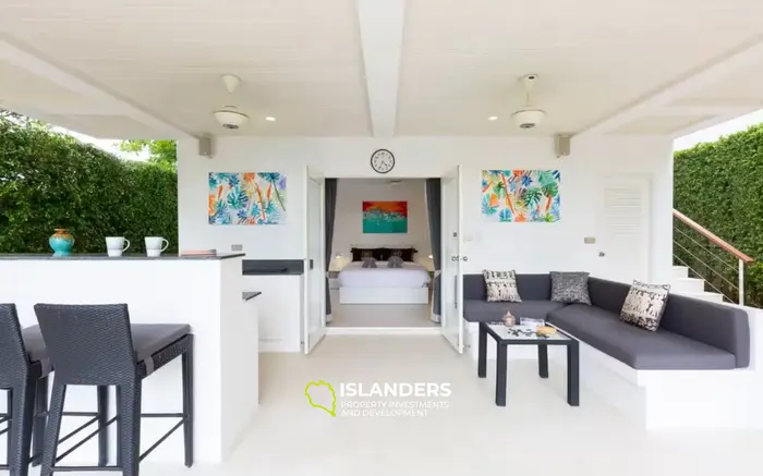 3-bdrm pool villa with panoramic sea view from the top floor (Choeng Mon)