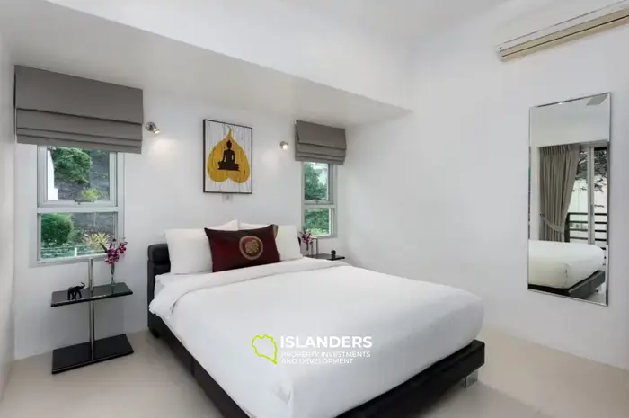 3-bdrm pool villa with panoramic sea view from the top floor (Choeng Mon)