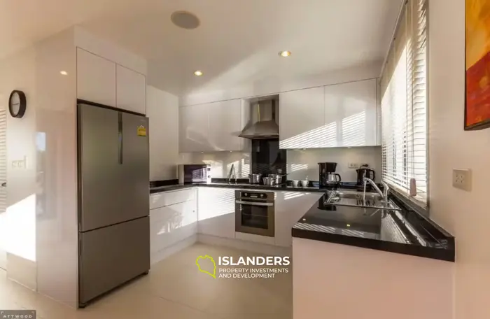 3-bdrm pool villa with panoramic sea view from the top floor (Choeng Mon)