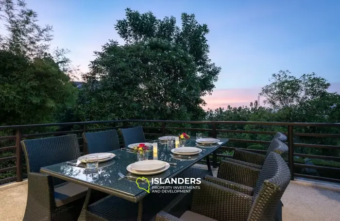 3-bdrm pool villa with panoramic sea view from the top floor (Choeng Mon)