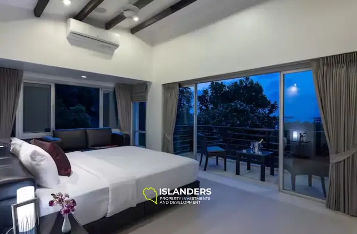 3-bdrm pool villa with panoramic sea view from the top floor (Choeng Mon)