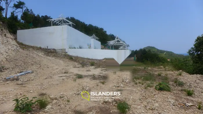Terrain avec une vue mer incroyable – 1 284 m2
