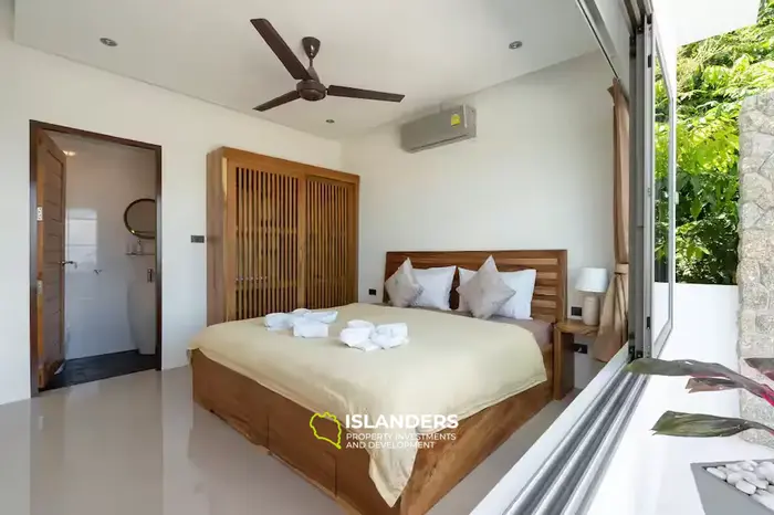New mountain villa with pool and sea view (Bophut)